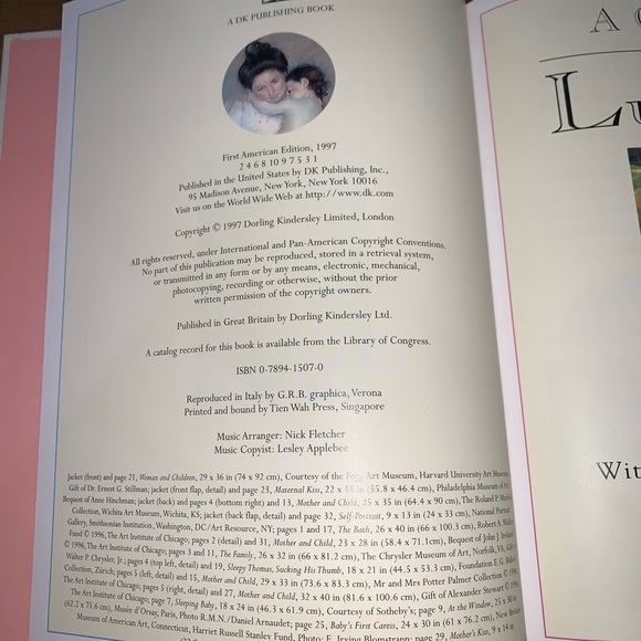 A Child’s book of lullabies HC vintage book - Picture 2 of 2